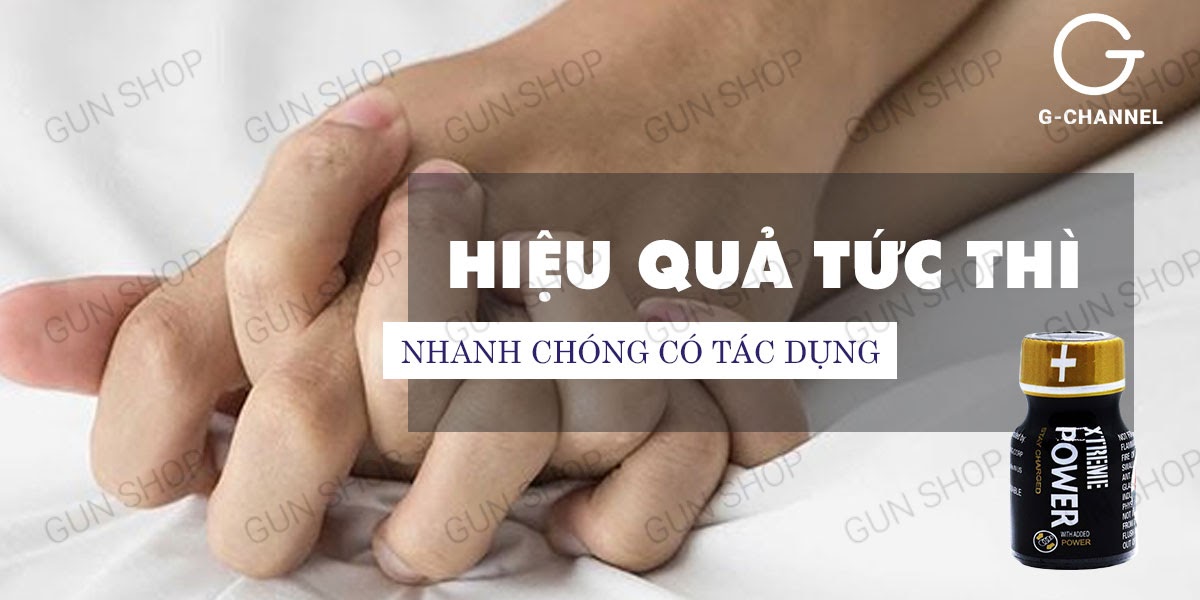  Nhập sỉ Chai hít tăng khoái cảm Popper XTREME POWER - Chai 10ml mới nhất