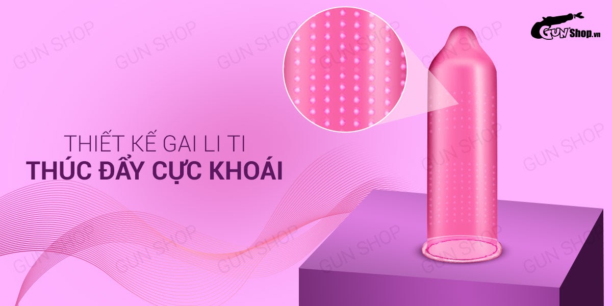  Cửa hàng bán Bao cao su OLO 0.01 Climax Ha For Women - Siêu mỏng dưỡng ẩm gai li ti - Hộp 10 giá rẻ