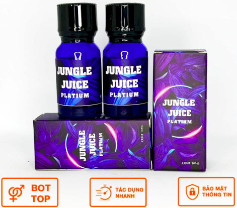  Bỏ sỉ Chai hít tăng khoái cảm Popper Jungle Juice Platium - Chai 10ml tăng khoái cảm giá rẻ