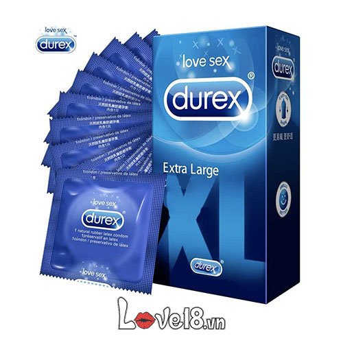  Giá sỉ Bao cao su Durex Extra Large size XL nhập khẩu