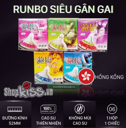  Shop bán Bao cao su siêu gai RunBo giá tốt