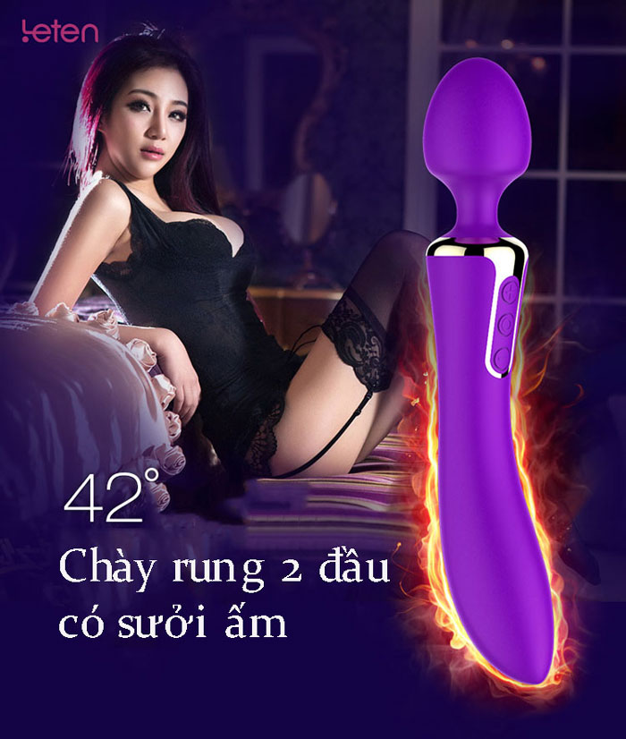  Địa chỉ bán Chày rung massage AV 2 đầu ấm nóng hàng mới về