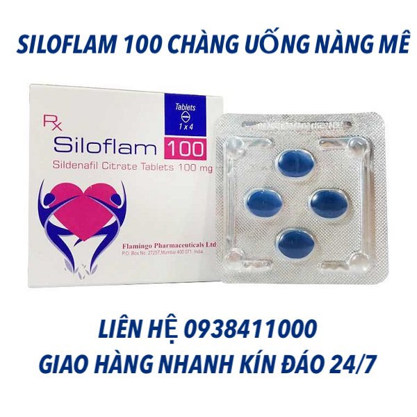  Sỉ Viên uống SILOFLAM 100MG thuốc cường dương dành cho nam giới trị xuất tinh sớm kéo dài thời gian quan giá rẻ