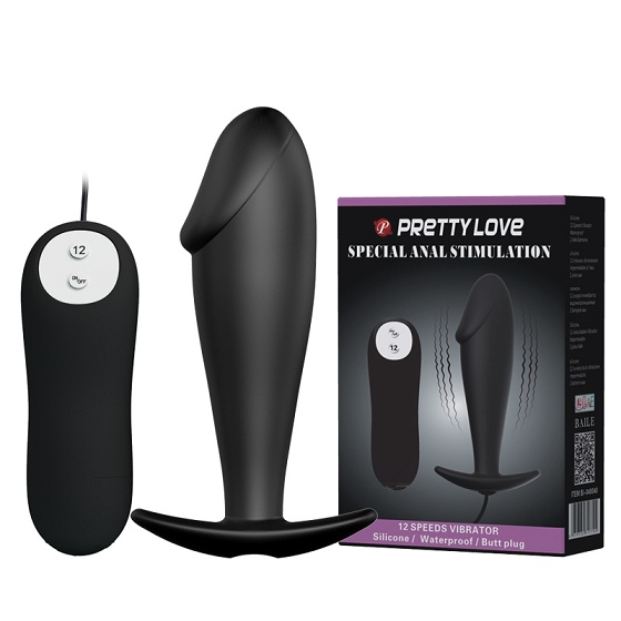  Bỏ sỉ Trứng Rung Kích Dục Âm Đạo & Hậu Môn kích thích mạnh Pretty Love Butt Plug nhập khẩu