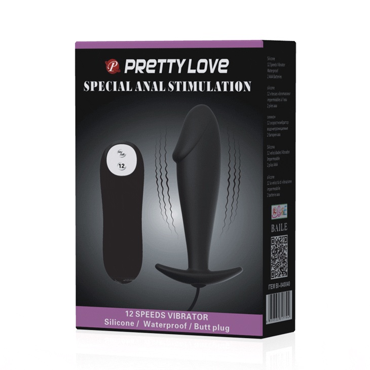  Bỏ sỉ Trứng Rung Kích Dục Âm Đạo & Hậu Môn kích thích mạnh Pretty Love Butt Plug nhập khẩu